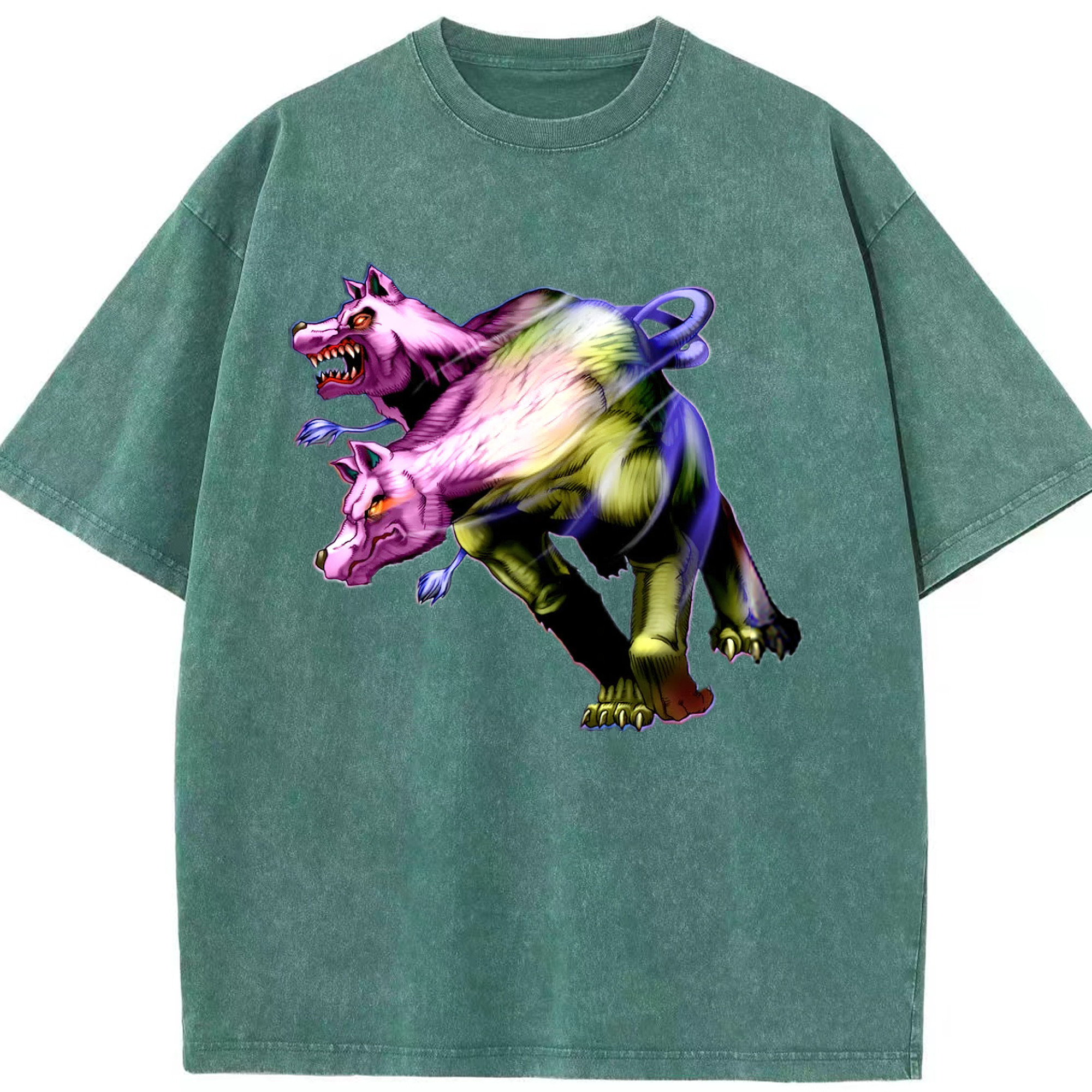 （画像用） 遊☆戯☆王 Yu-Gi-Oh! 綿100% ヴィンテージ風 半袖Tシャツ（フロントプリント）